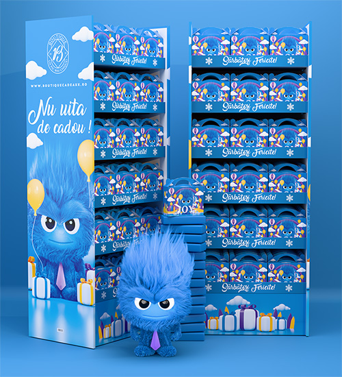 Boutique Cadeaux packaging design