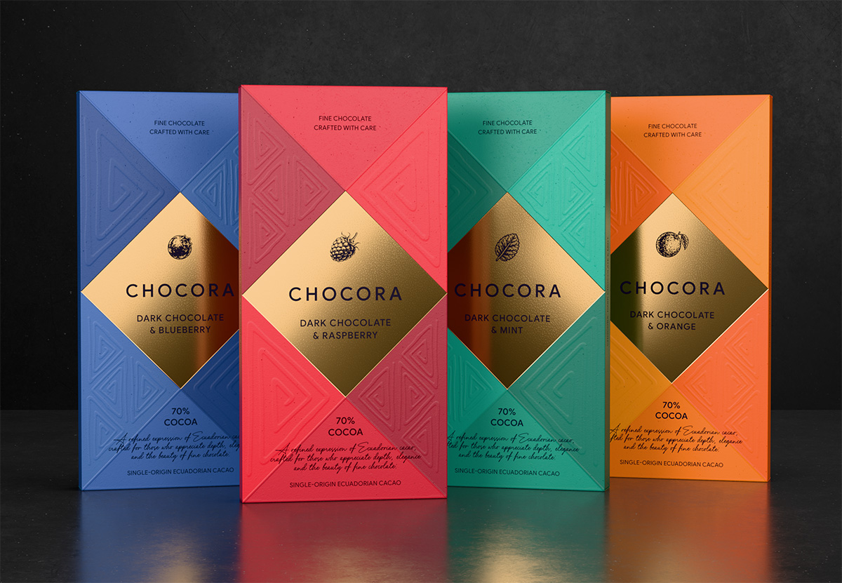 Chocora packaging